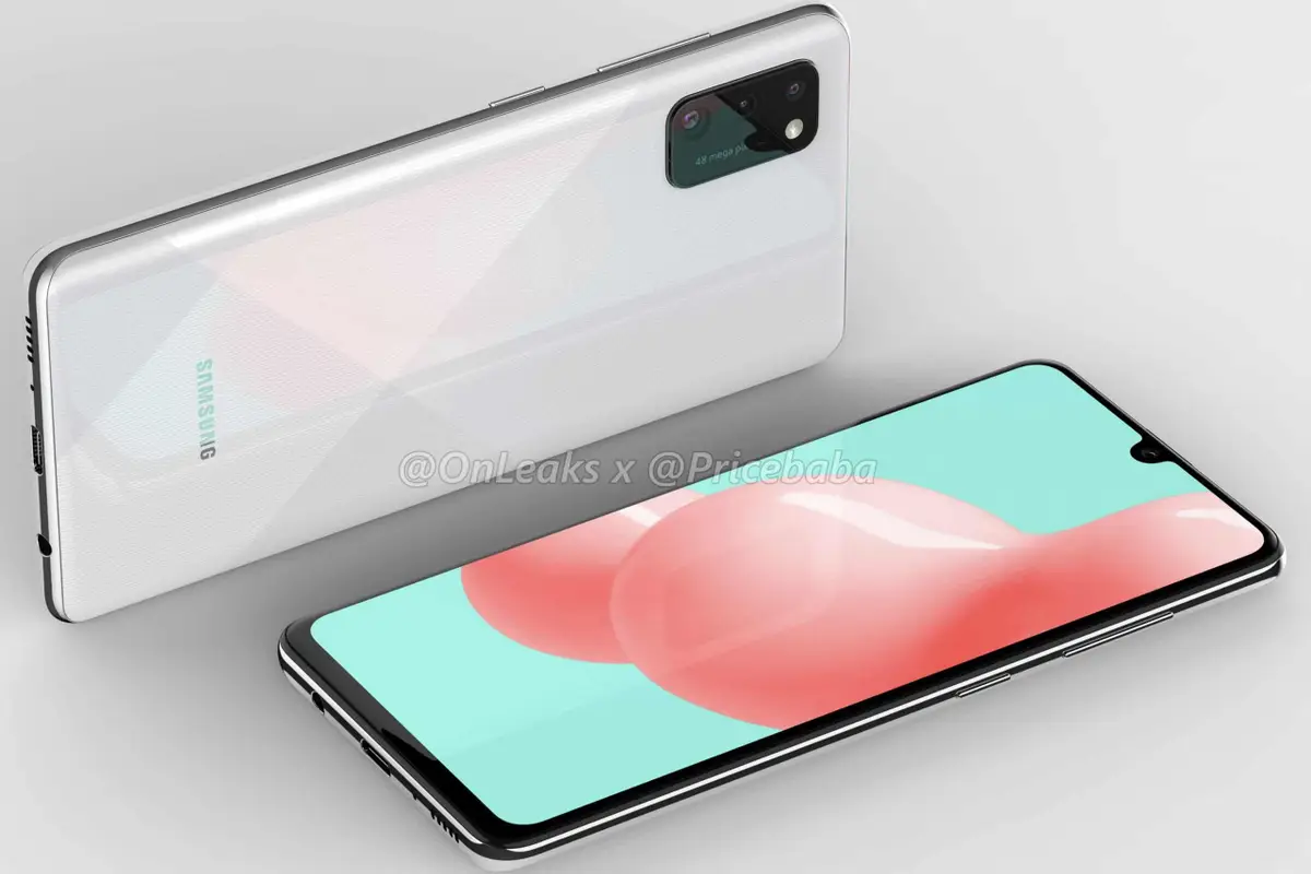 Galaxy A41 surfaces in CAD renders with 48MP triple camera setup and Infinity-U display