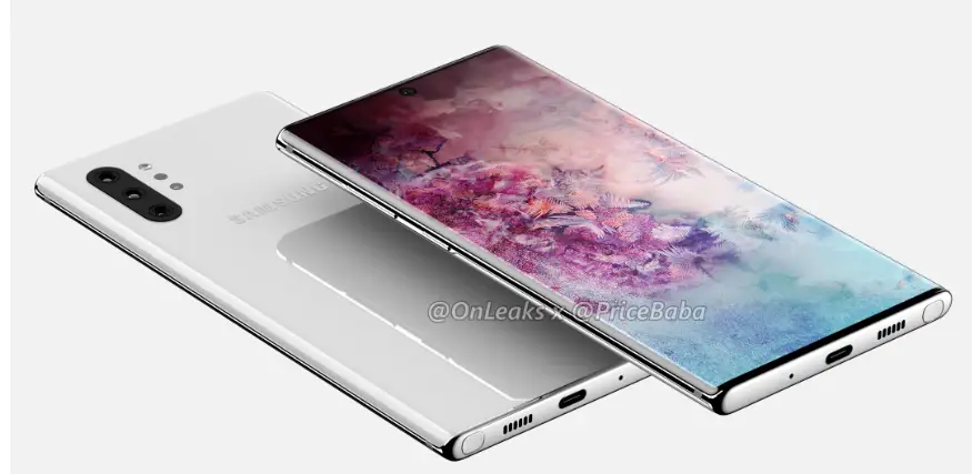 Galaxy Note 10 Pro leaked HD renders reveal first look