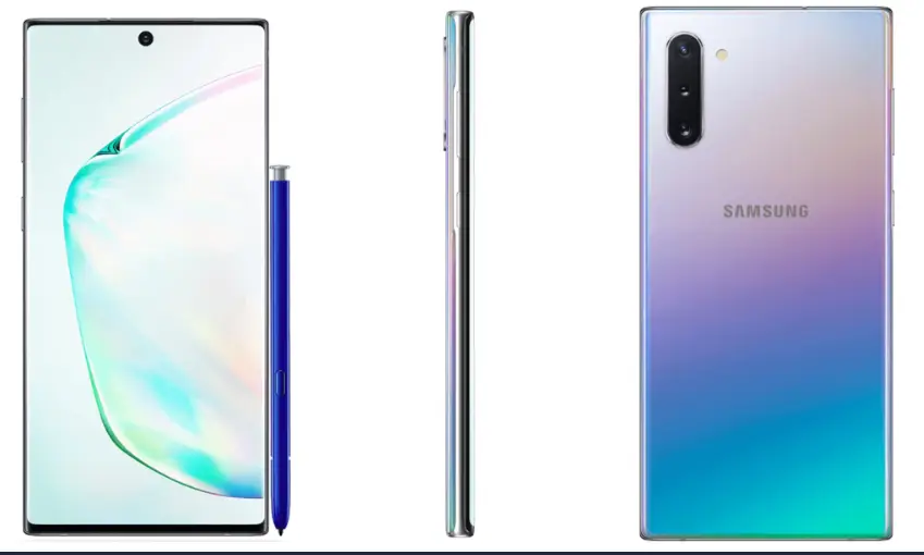 Galaxy Note 10 official renders leak online