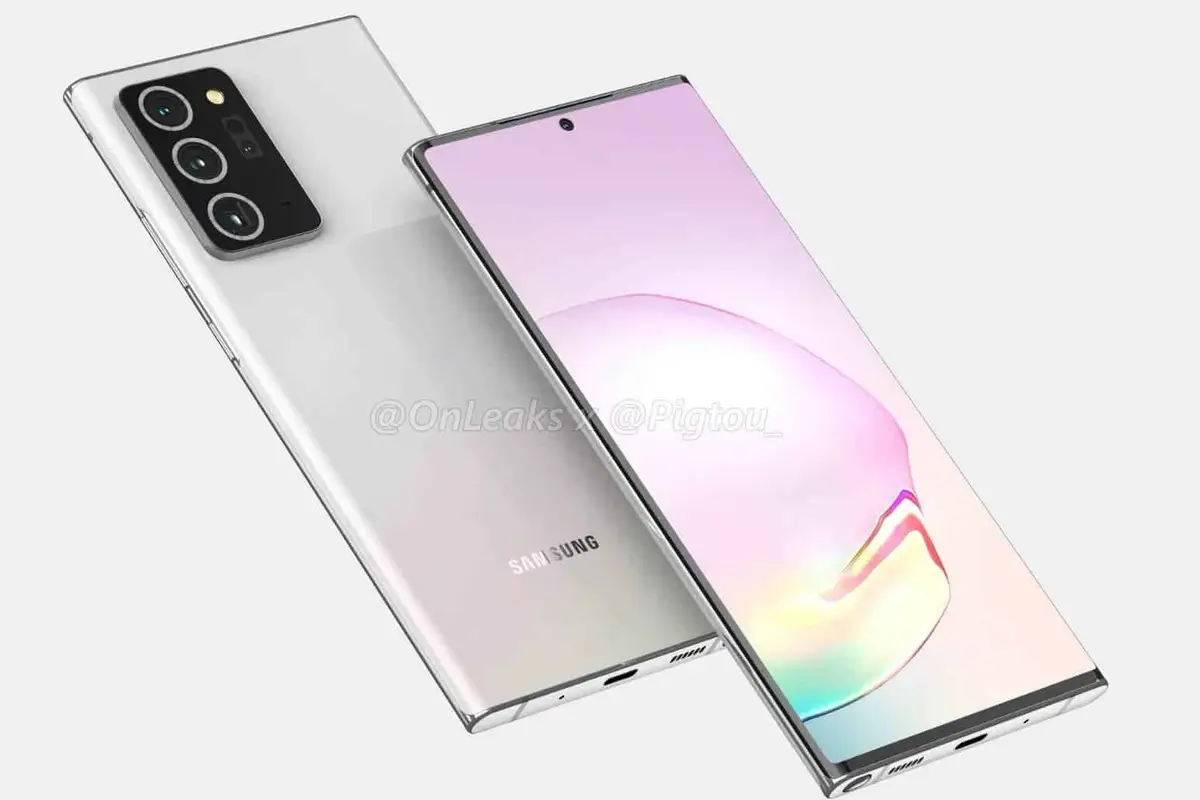 The Galaxy Note 20+ will come with a waterfall display, the Note 20 with a flat screen