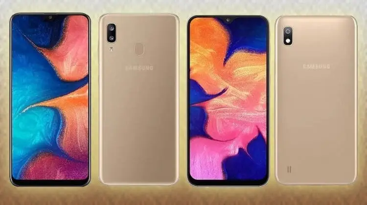 Samsung Galaxy A10 and A20 get gold color treatment in India