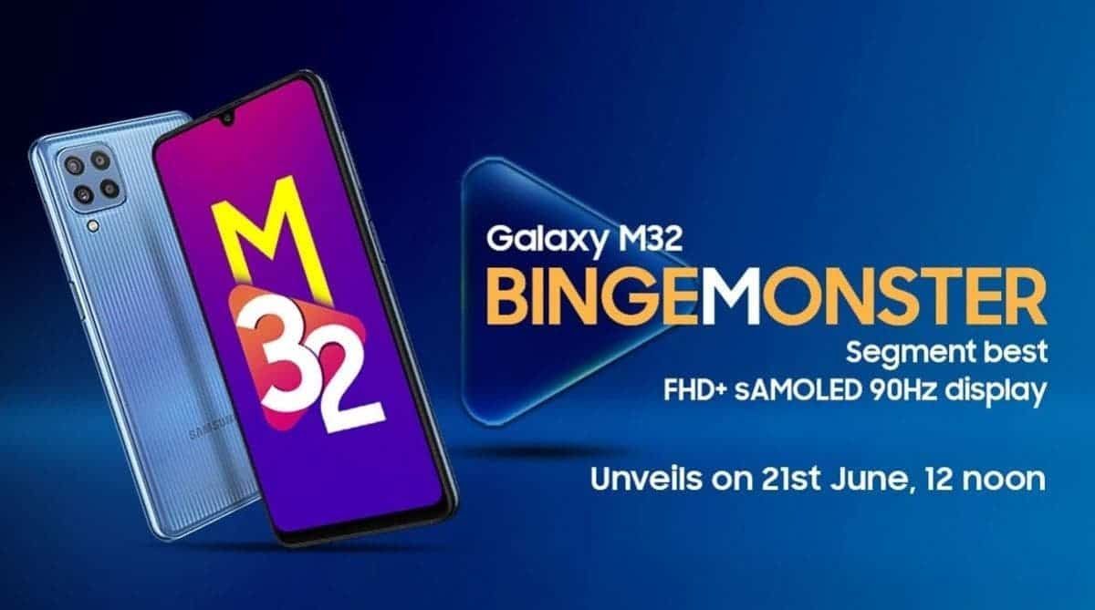 Samsung Galaxy M32 will arrive on June 21