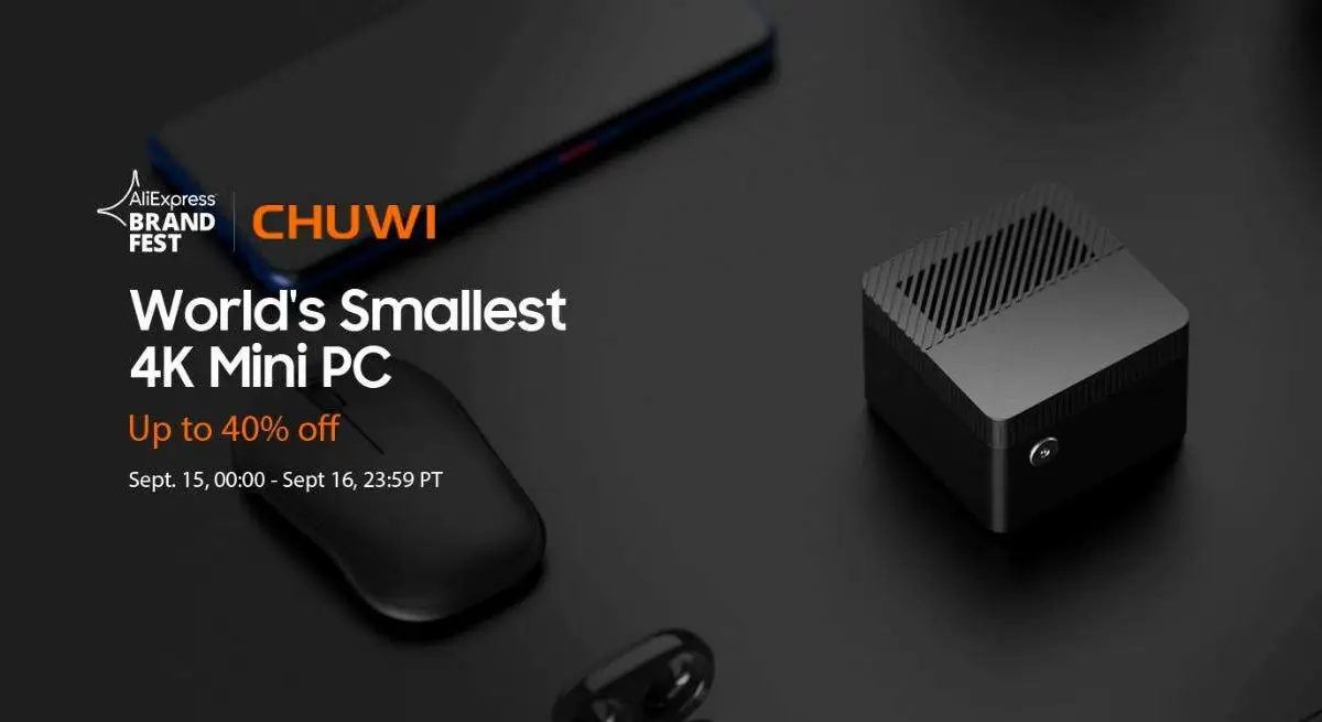 Chuwi Brand Fest is Officially Online, Discounts to Up to 40%!