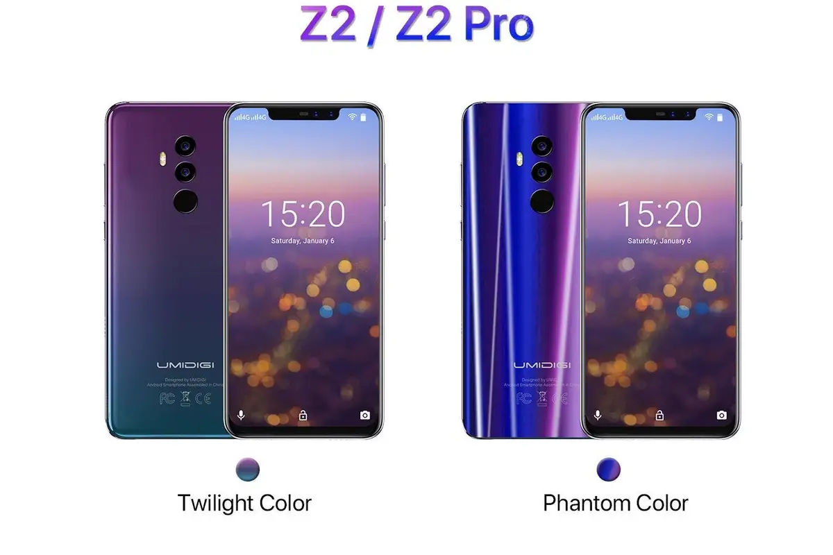 UMIDIGI Z2/Z2Pro Flagships Now Coming in a Gradient Twilight Color