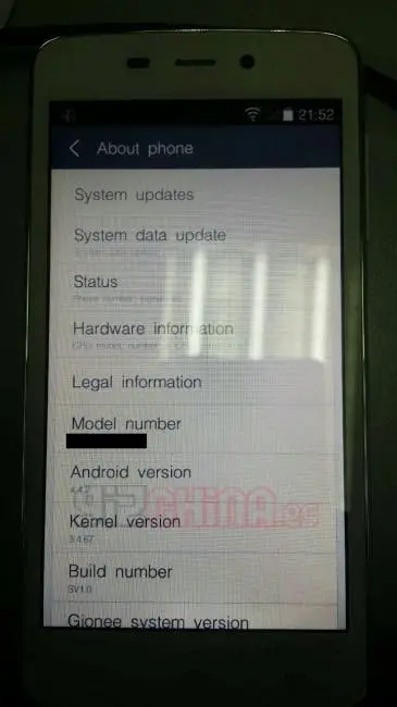 Mystery Gionee device spotted running Android 4.4 based Amigo OS