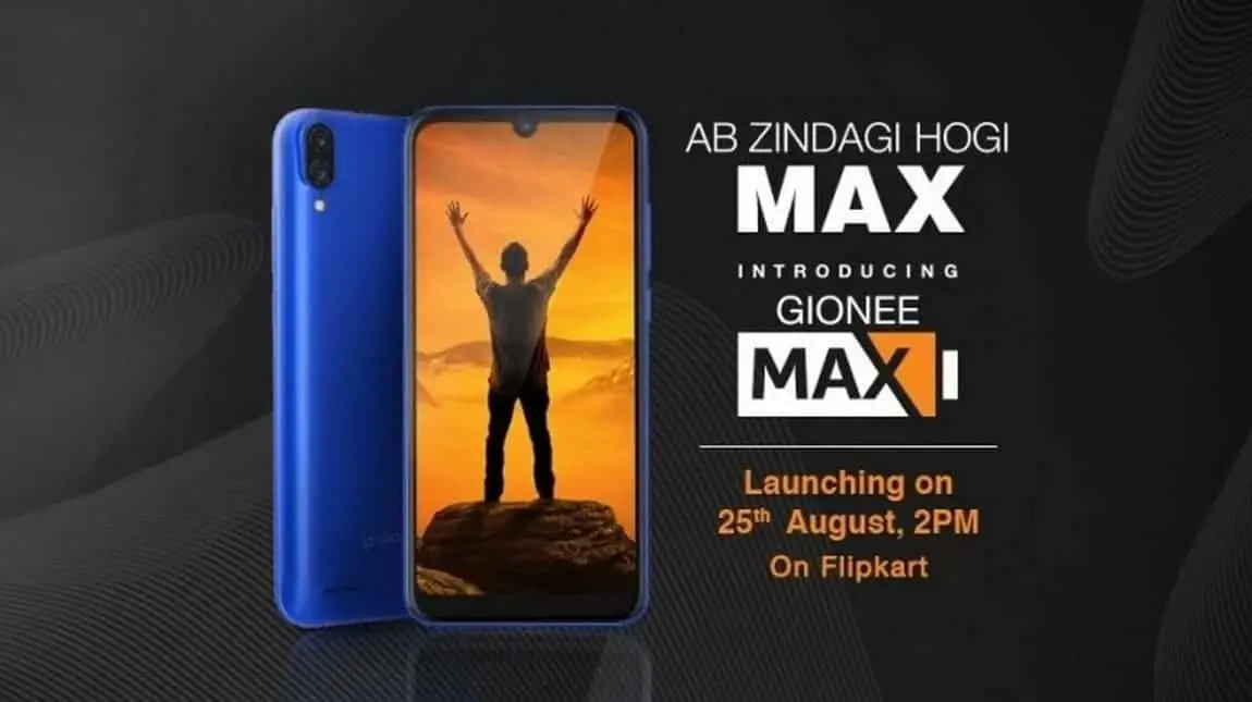 Gionee Max key specifications and design surface ahead of launch
