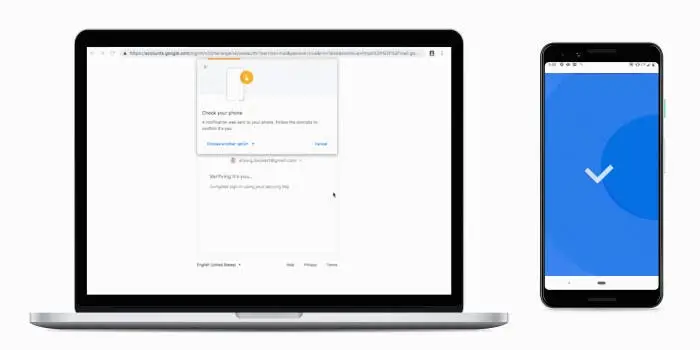 Two-factor authentication is now available for all devices with Android 7 and later