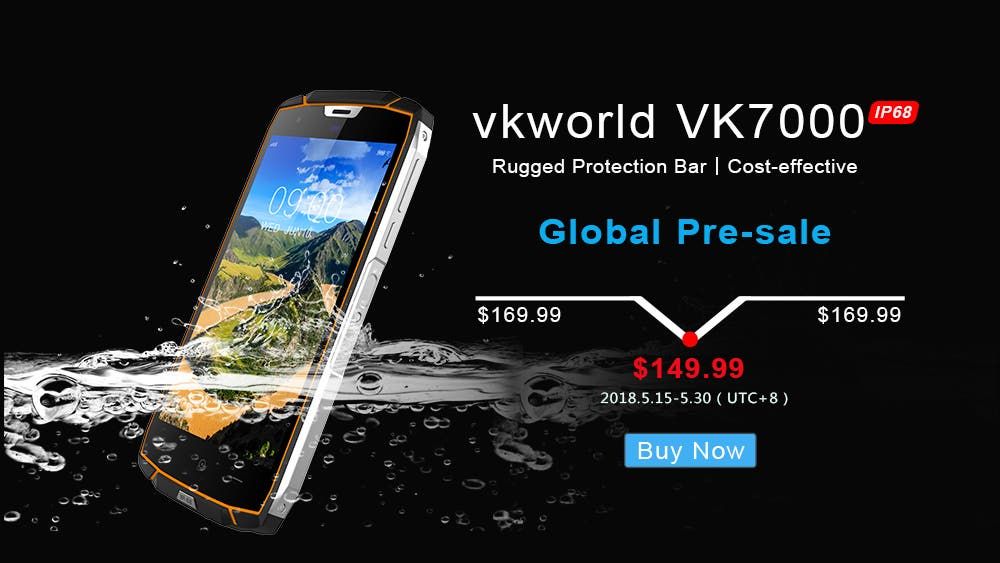 Vkworld VK7000 with Wireless Charging & Floating Case Now on Presale at $149.99