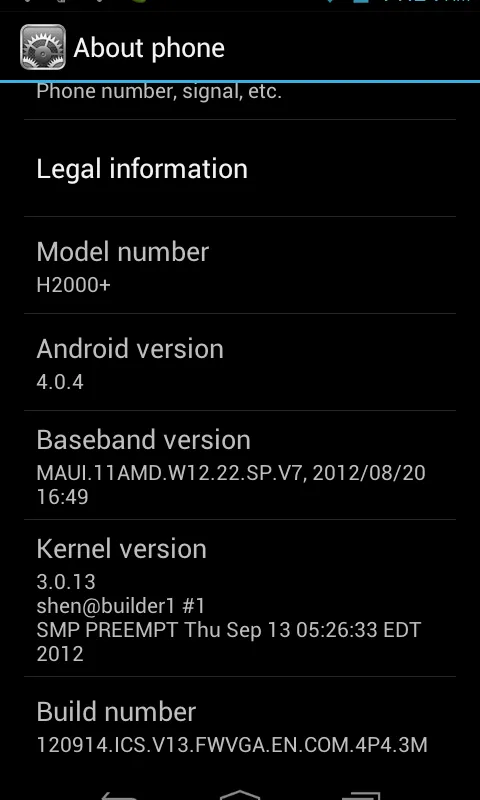 Hero H2000+ iPhone 5 dual-core MT6577 Knock off