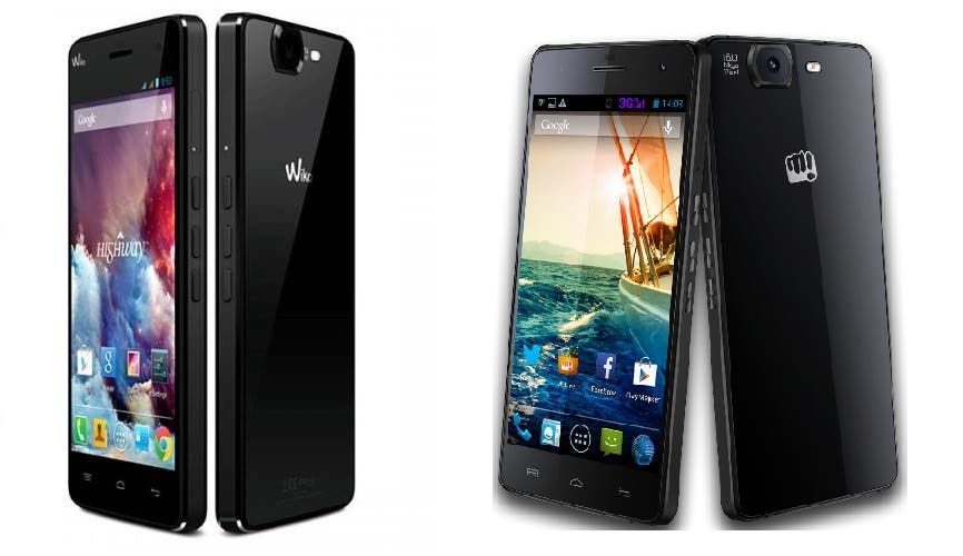 Is the Micromax Canvas Knight a rebranded Wiko Highway, or is it the other way round?