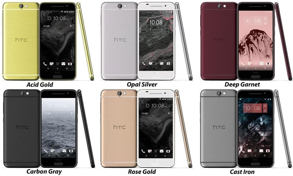 Mid-range HTC One A9 leaked in an array of colors