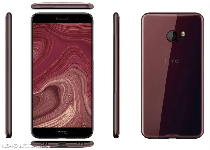 HTC U render image appears, comes with sleek design