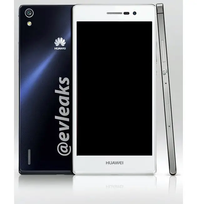 Huawei’s upcoming Huawei Ascend P7 turns up on @evleaks Twitter
