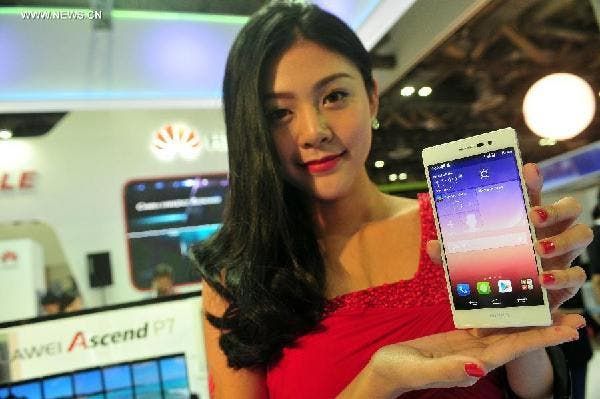 Huawei hits 1million target in a month with the Ascend P7