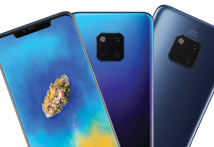 Huawei Mate 20 Blue variant spotted, have a look at its triple-camera!