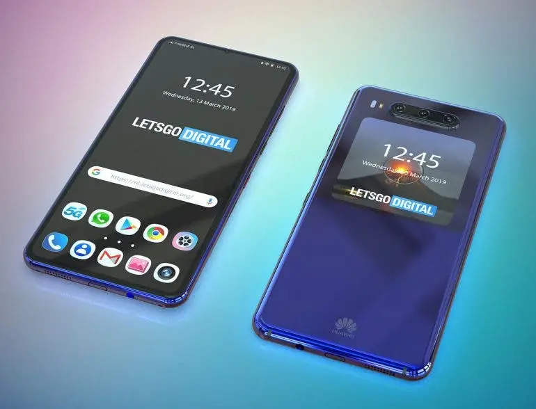 Huawei Mate 30 render brings a Dual-Display Design