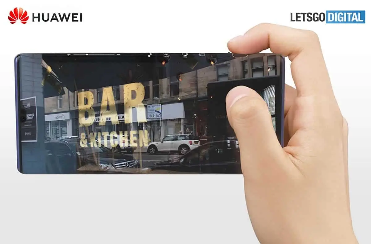 Huawei Mate 40 has a new side-touch interface for controlling the camera