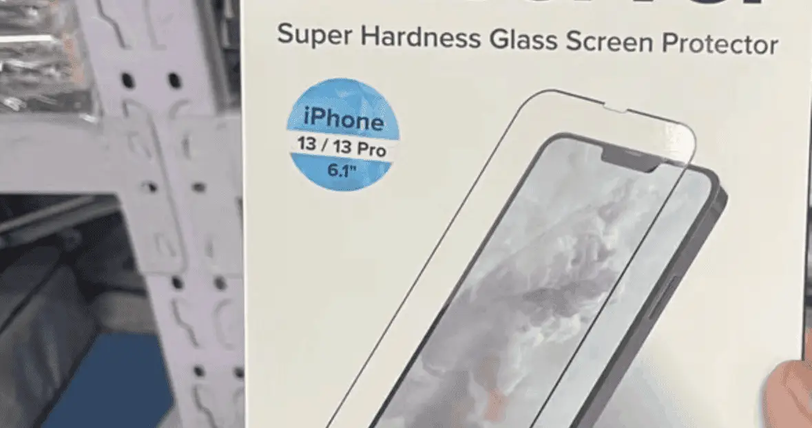 iPhone 13 / Pro tempered glass exposure - the notch is really small