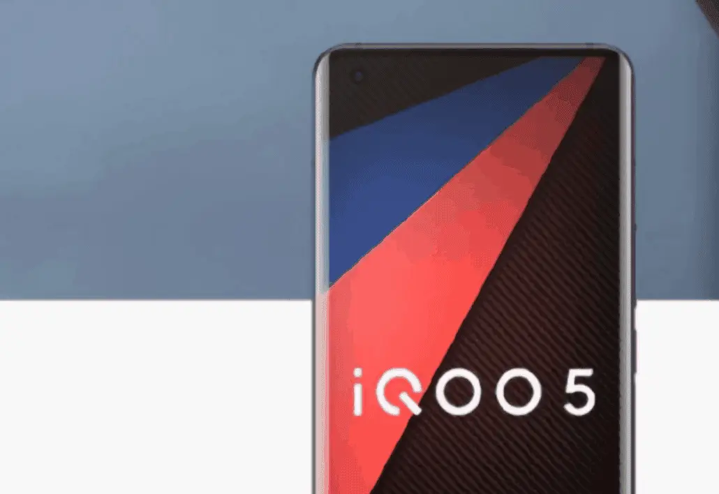 iQOO 5 render appear online with a FHD+ 120Hz punch-hole screen