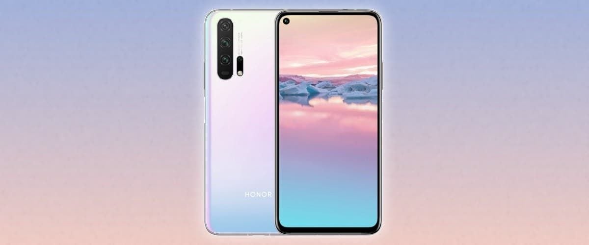 Honor 20 Pro Icelandic Illusion color brings a bright tone of style