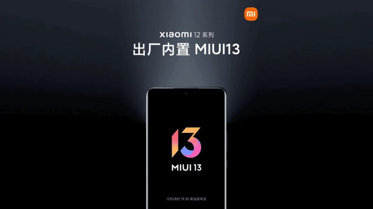 MIUI 13 and Watch S1 will be revealed tomorrow