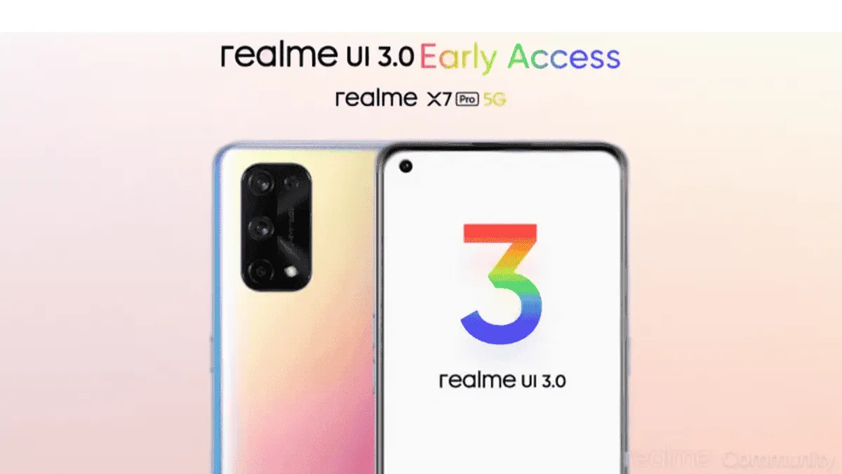 Realme X7 Pro enters Realme UI 3.0 early access program