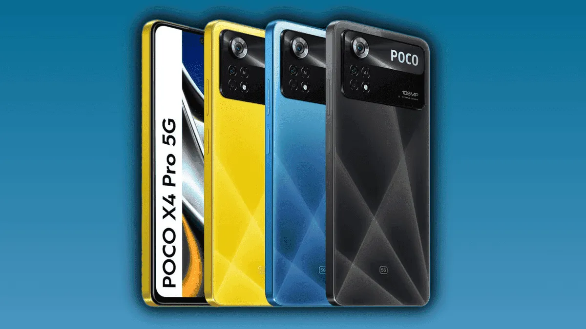 POCO X4 Pro 5G leaked renders confirm colors and camera design
