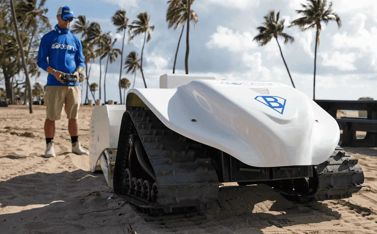 Florida Non-Profit is cleaning the beaches with BeBot