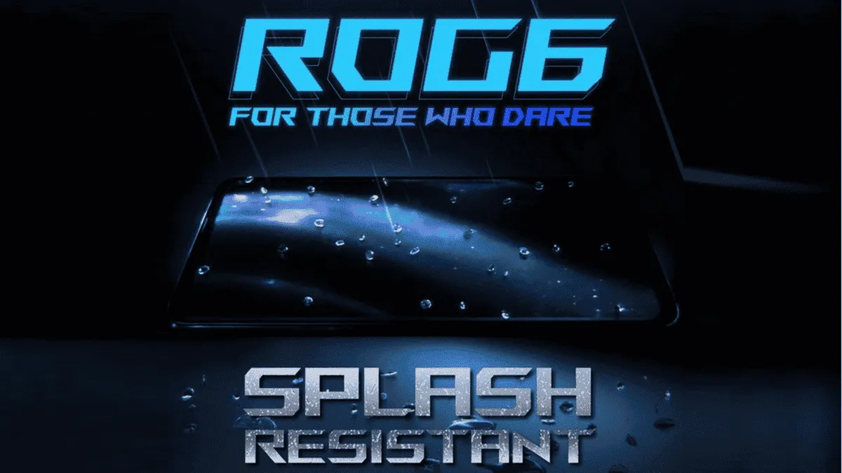 ASUS ROG Phone 6 will be the first gaming phone with IPX4 certification