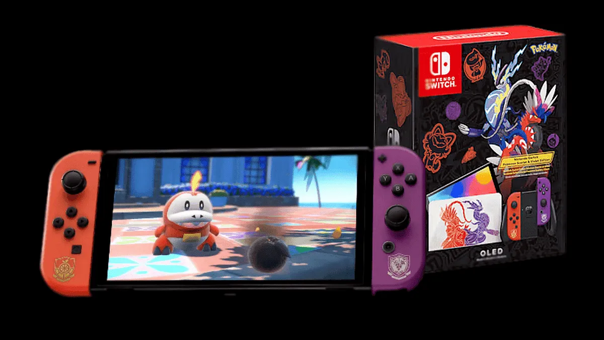 Nintendo Switch OLED gets a Pokemon Scarlet & Violet edition