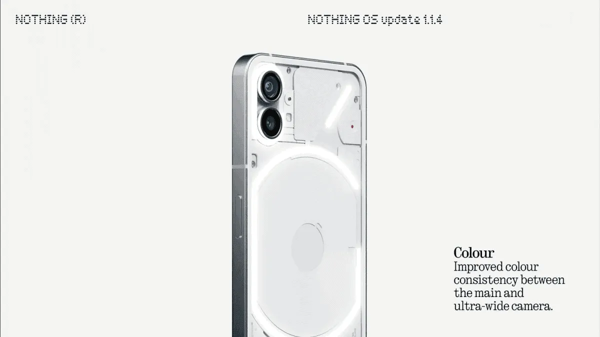Nothing Phone (1) gets software update 1.1.4