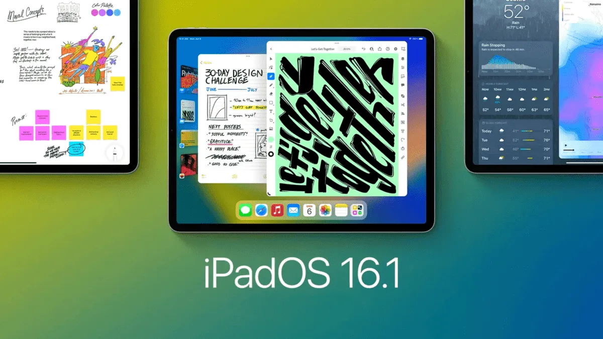 iPadOS 16.1 launch date has been tipped
