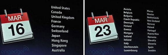 New iPad Available in Hong Kong 16th March No Date set for China