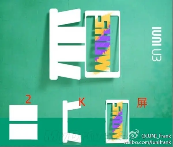 IUNI confirm IUNI U3 will come with 2K display