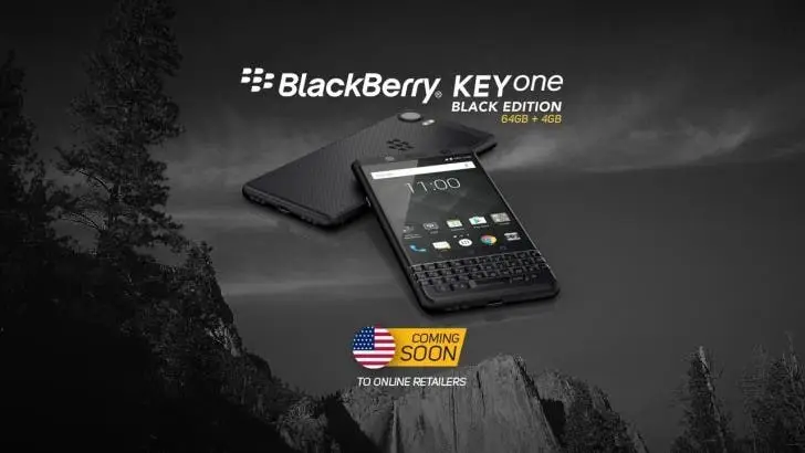 Blackberry is ready to bring the KEYone Black Edition to the US