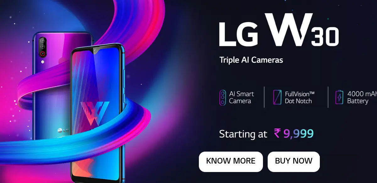 LG W10, W30, W30 Pro announced
