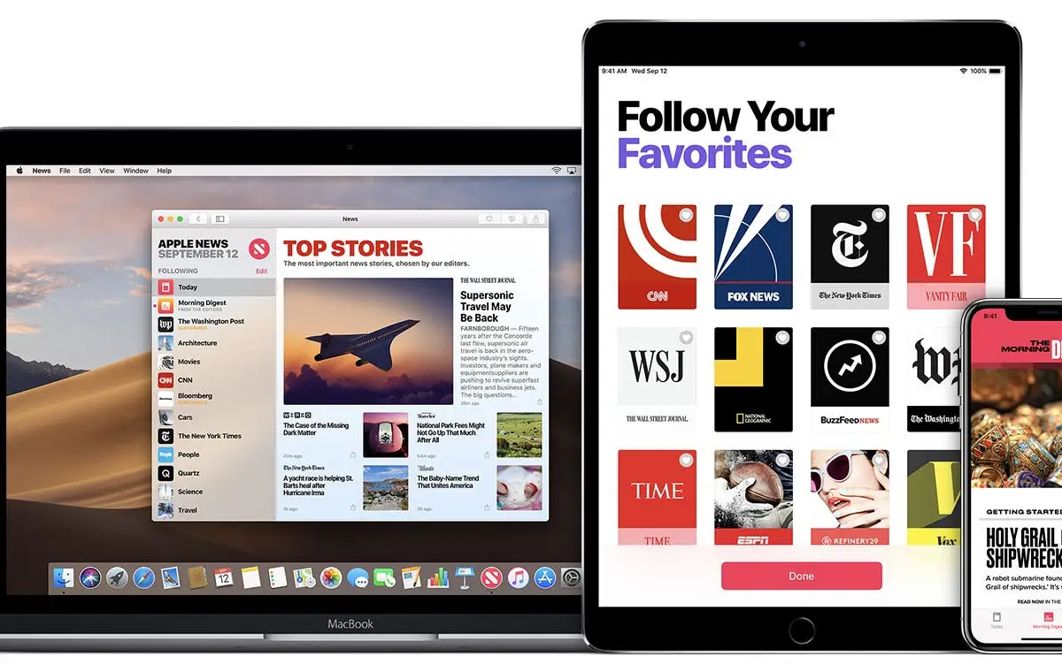 Apple News+ give users 300 publications for $9.99 per month