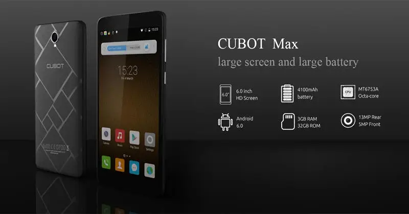 Cubot looking for gamers concerning Cubot Max reviews