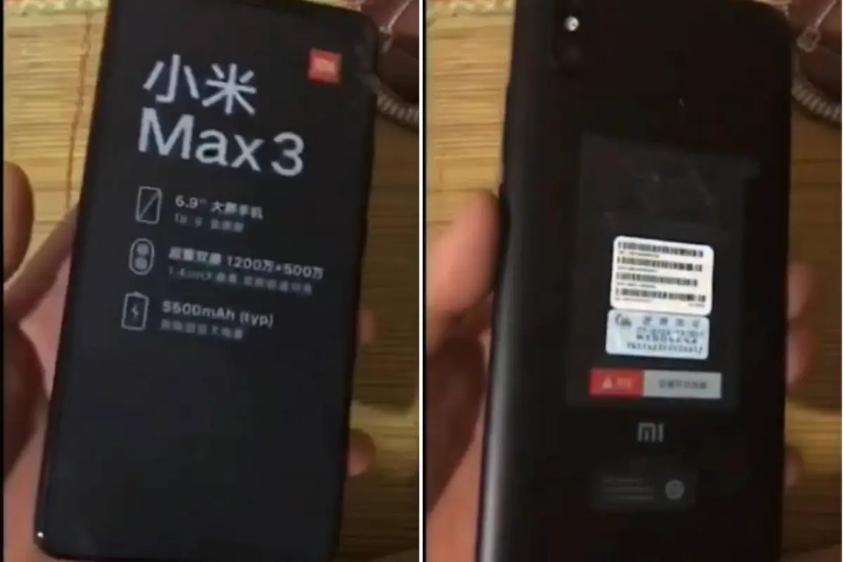 Leaked: Xiaomi Mi Max 3 Hands-On Images