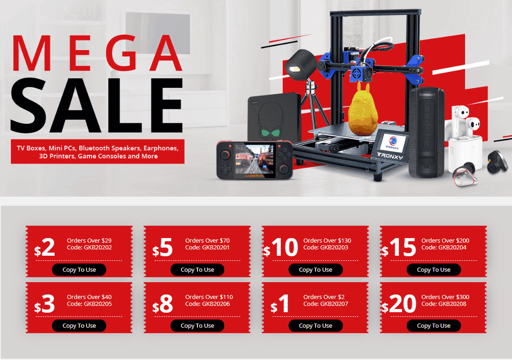 Mega Sale event on Geekbuying has plenty to offer