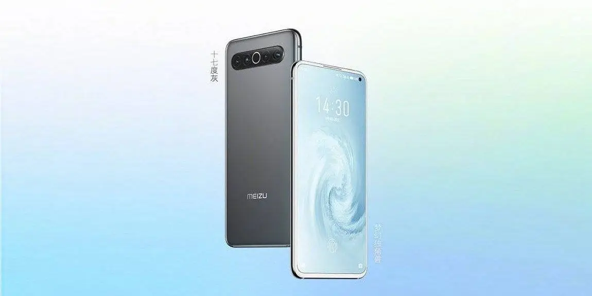 Meizu 17 official render confirms punch-hole, Quad-camera setup with ring LED flash