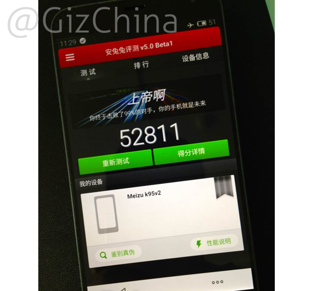 Antutu report Meizu MX4 was the highest scoring phone for 2014