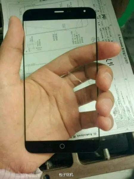Meizu MX4 screen panels caught on camera with 1.1mm bezels