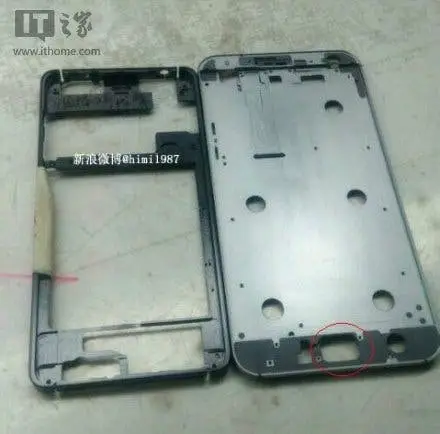 Meizu MX4 Pro Chassis images show cut out for home button