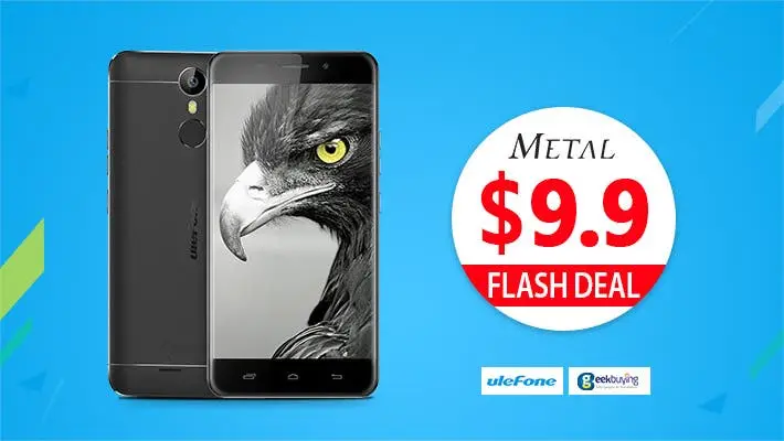 Few pieces of Ulefone Metal for just $9.90 in a flash deal