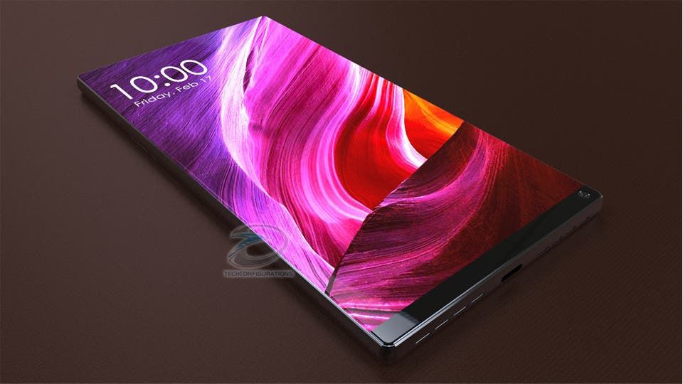 Xiaomi Mi MIX 2 renders show 93% screen to body ratio