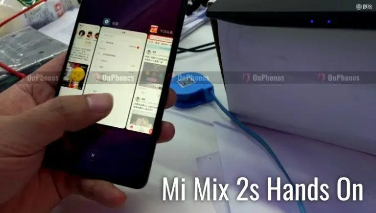 Alleged Xiaomi Mi Mix 2S Appears On Live Video