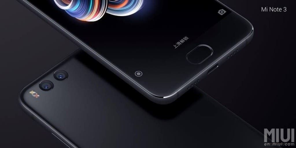 Xiaomi Mi Note 3 goes official, with dual camera, Snapdragon 660