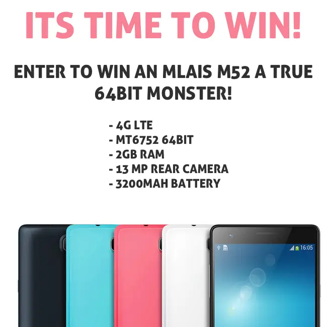 Mlais launch Mlais M52 Giveaway