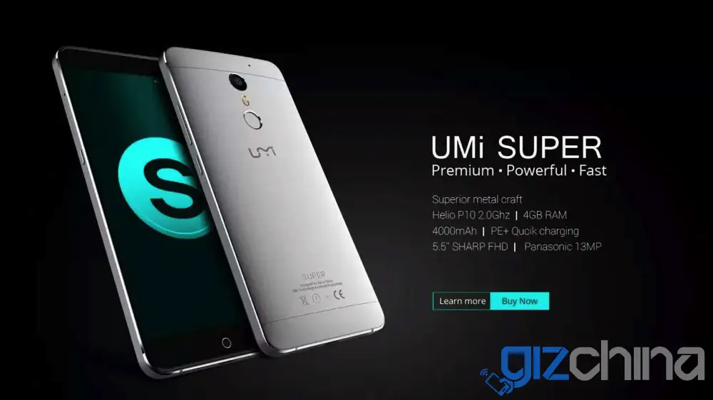 Here are the UMi Super final specs, not a Snapdragon in sight